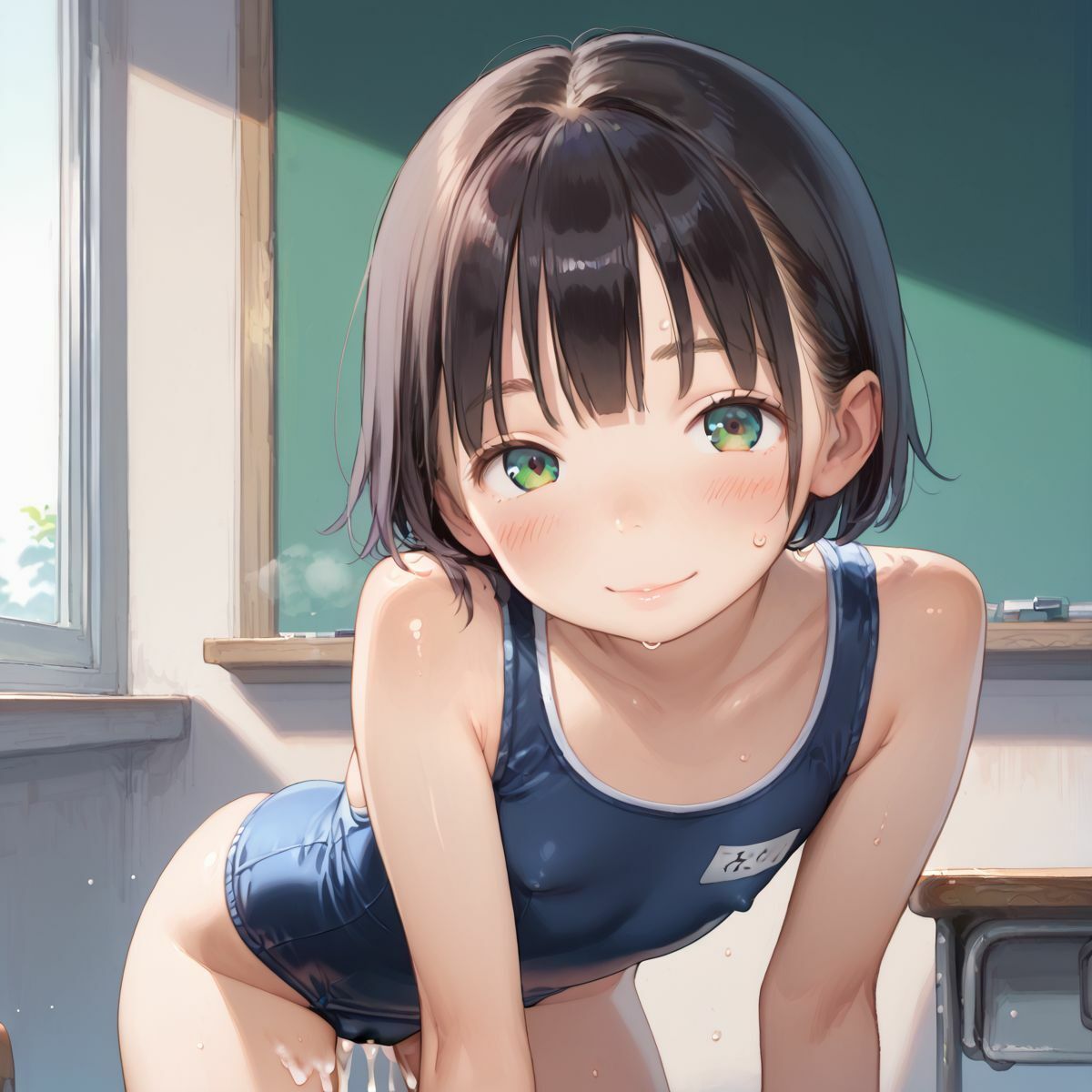 サンプル画像5:ちっぱい美少女の日常〜プールの時間〜05(ぷにあな) [d_603462]