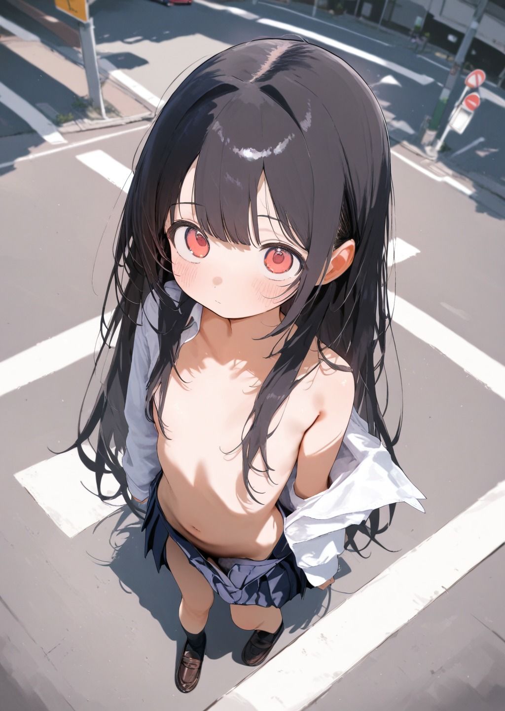 サンプル画像2:お外で脱ぎたい露出少女(ここのえみ) [d_603599]