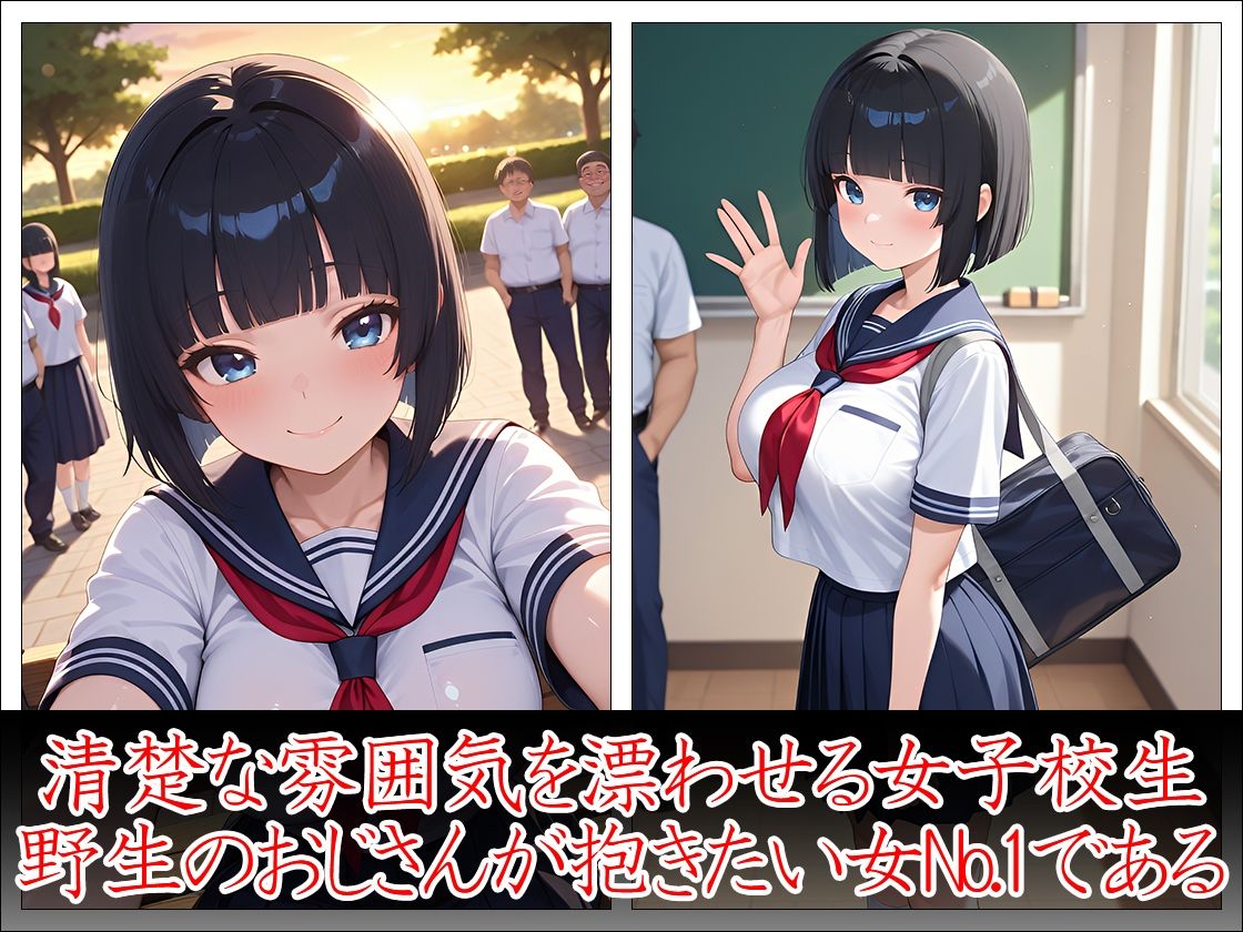 サンプル画像2:女子校生 野外乱交体験(万工房) [d_603604]