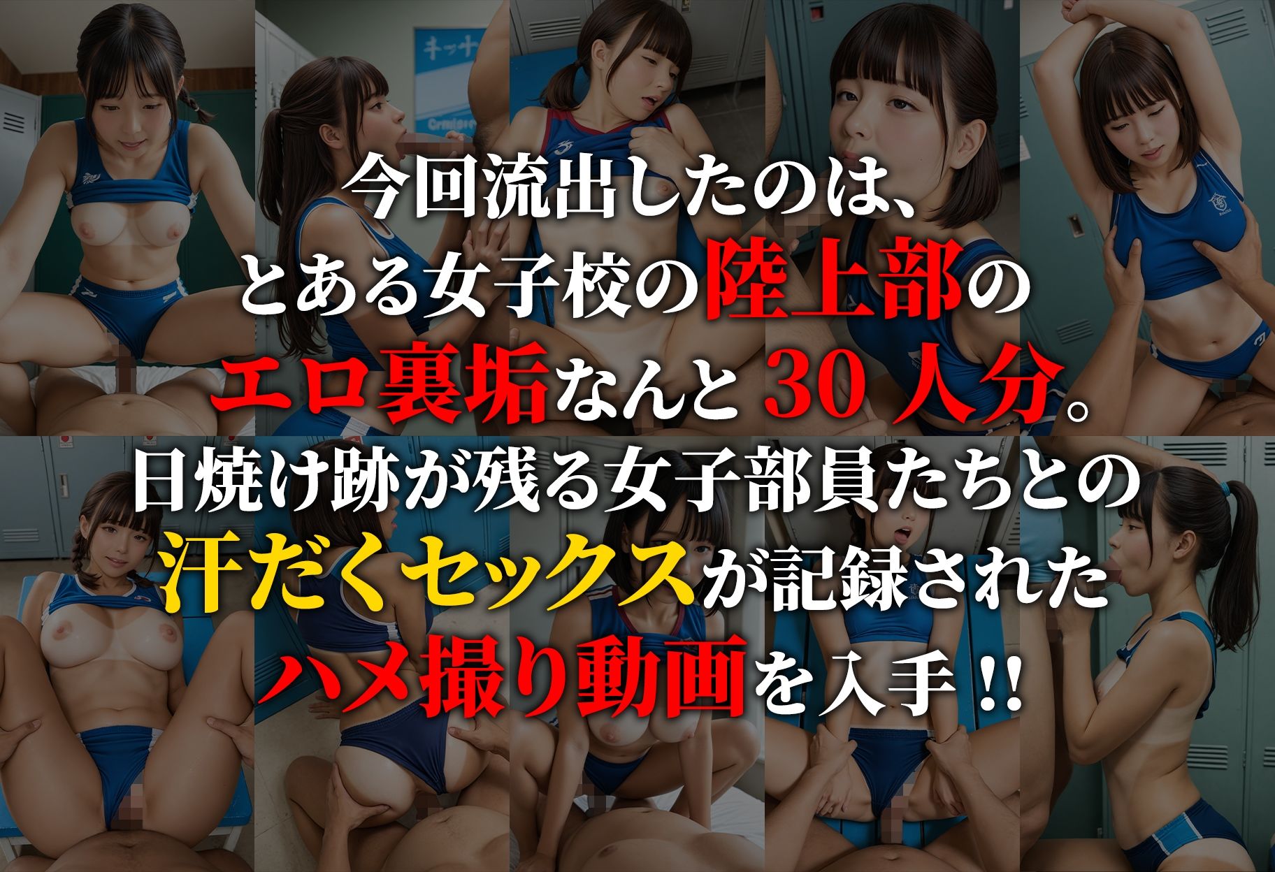 サンプル画像2:【動画】裏垢陸上部女子〜30人流出〜(焼け石ウォーター) [d_603606]