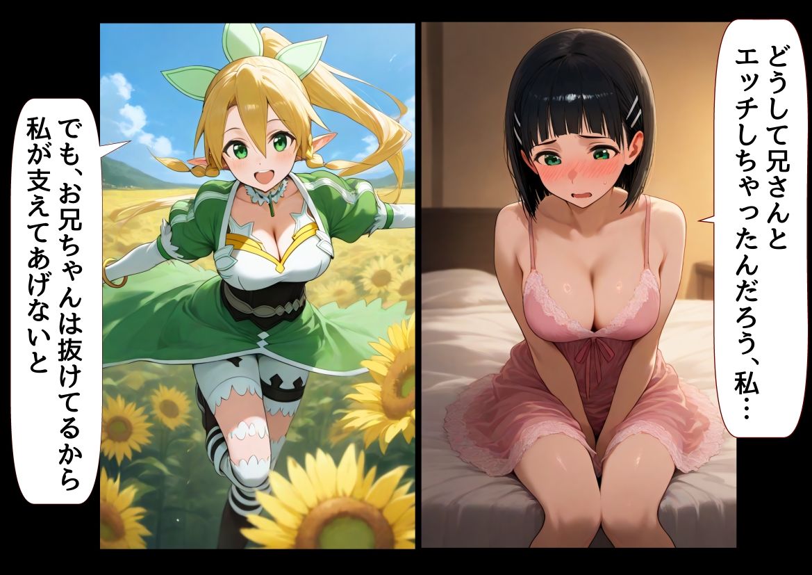 俺は大好きなSA〇直葉のお兄ちゃんになる《セリフ有りCG版》〜《お兄ちゃんに転生》〜 画像7