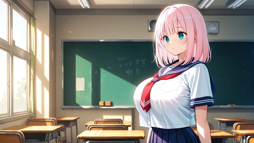学園アイドルW爆乳姉妹！顧問教師と放課後種付け交尾【4K】 画像2