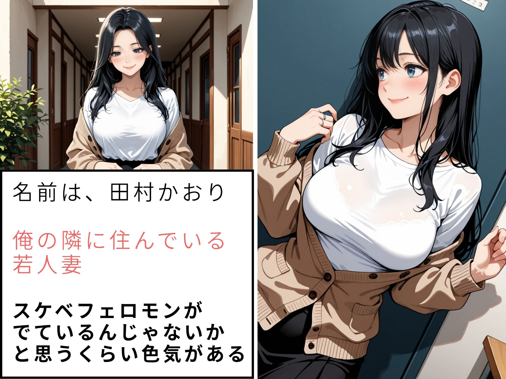 サンプル画像2:ガテン系の隣人に種付けをされる〜若人妻 田村かおりの場合〜(あかさ太郎) [d_603720]