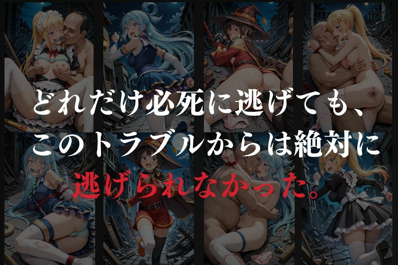 サンプル画像5:拉致拷問地獄―終わらない痛みが刻まれる夜―この素晴らしい世界に○福を！編―(オーガニック) [d_603757]