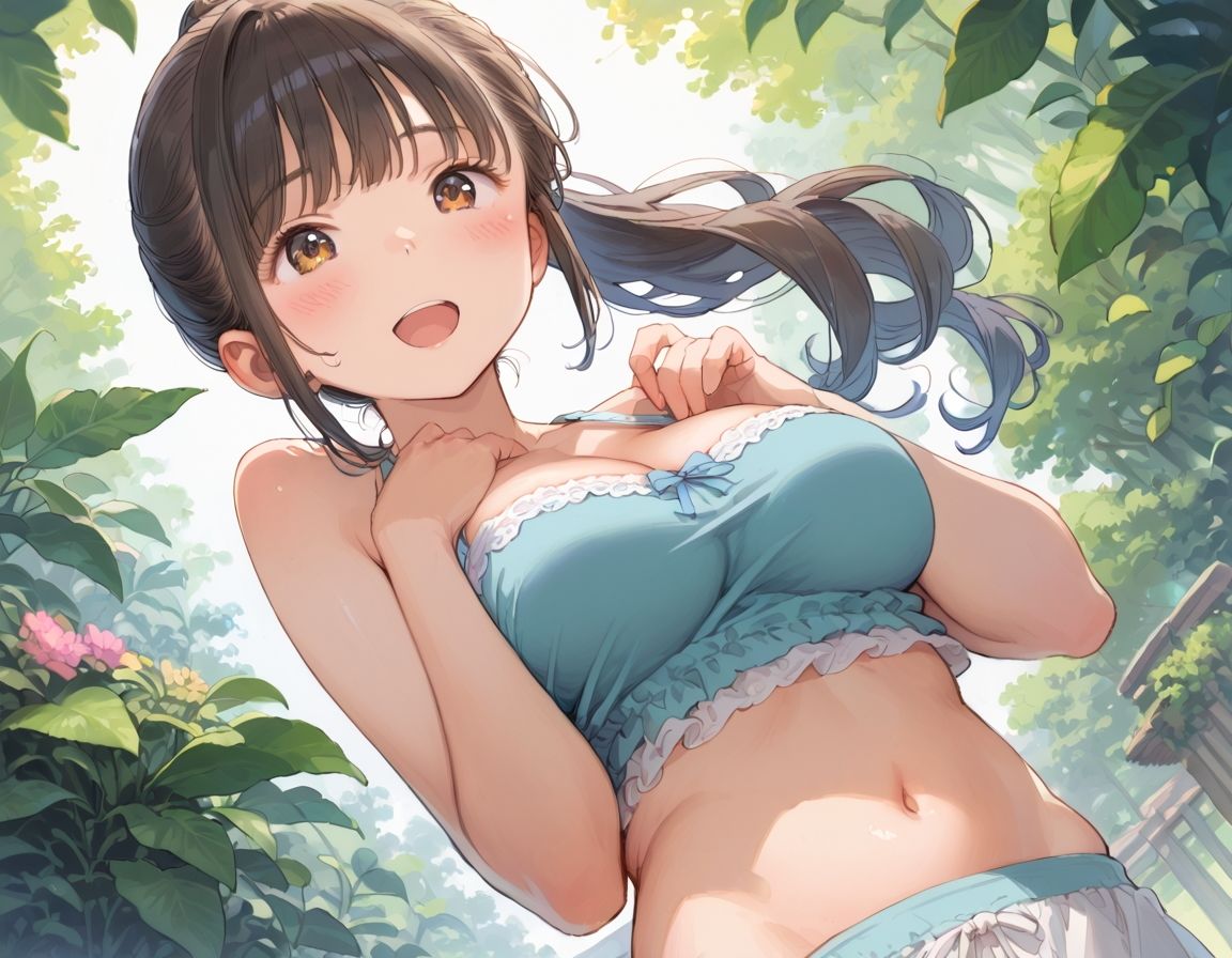 サンプル画像2:W妹ちゃんが僕の巨根で中出し勝負(ひつじ雲) [d_603761]