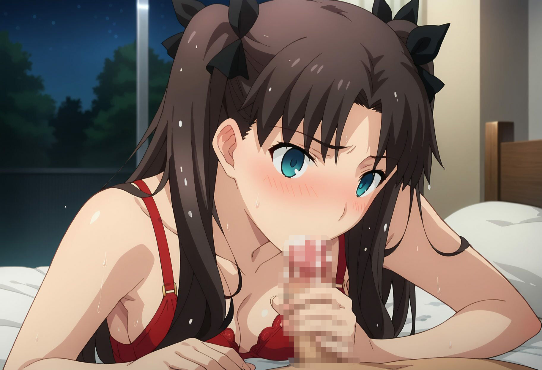 サンプル画像4:遠坂凛今からハメられます。(アニメ絵でしか抜けない) [d_603764]