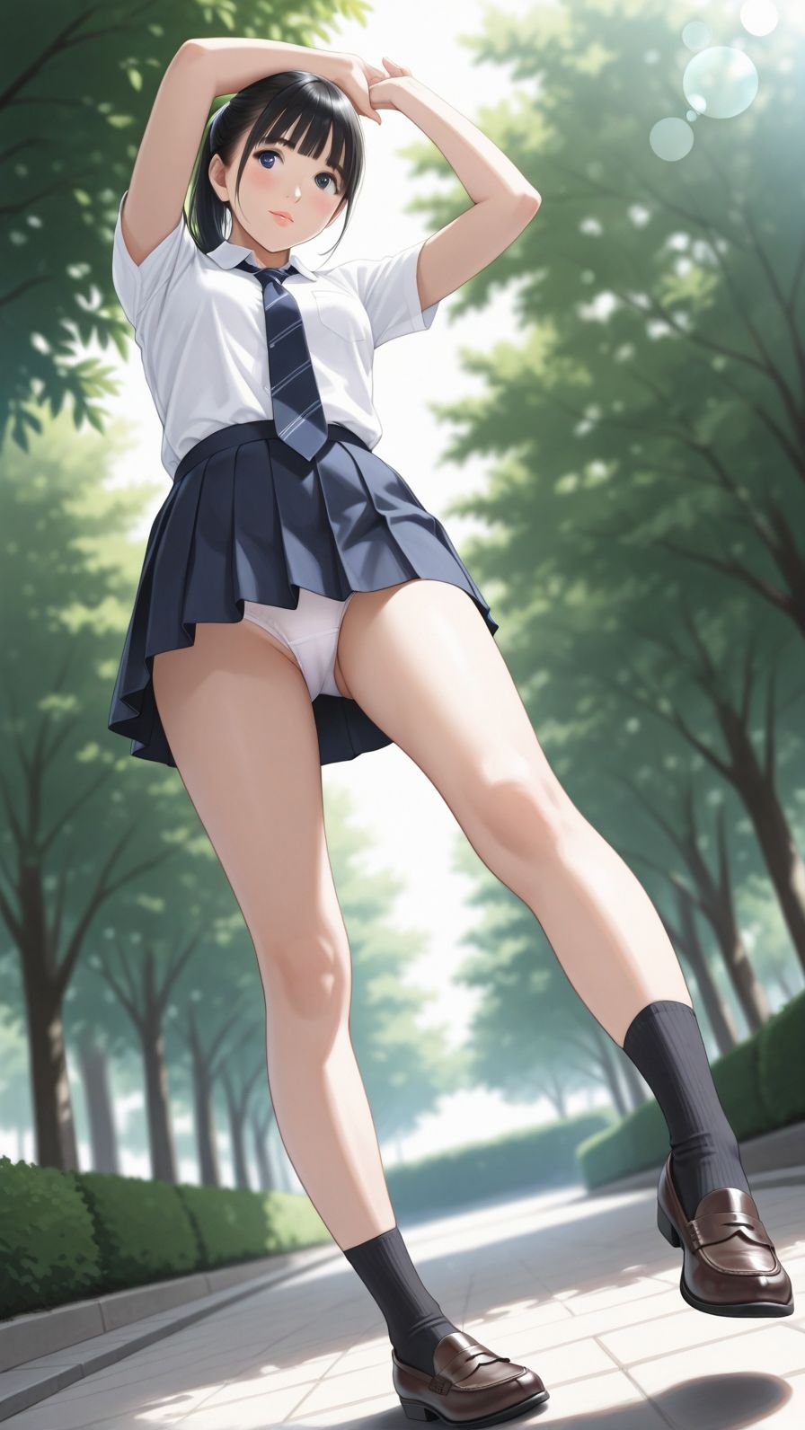 制服女子美咲の気持ちよくなっちゃった 画像1