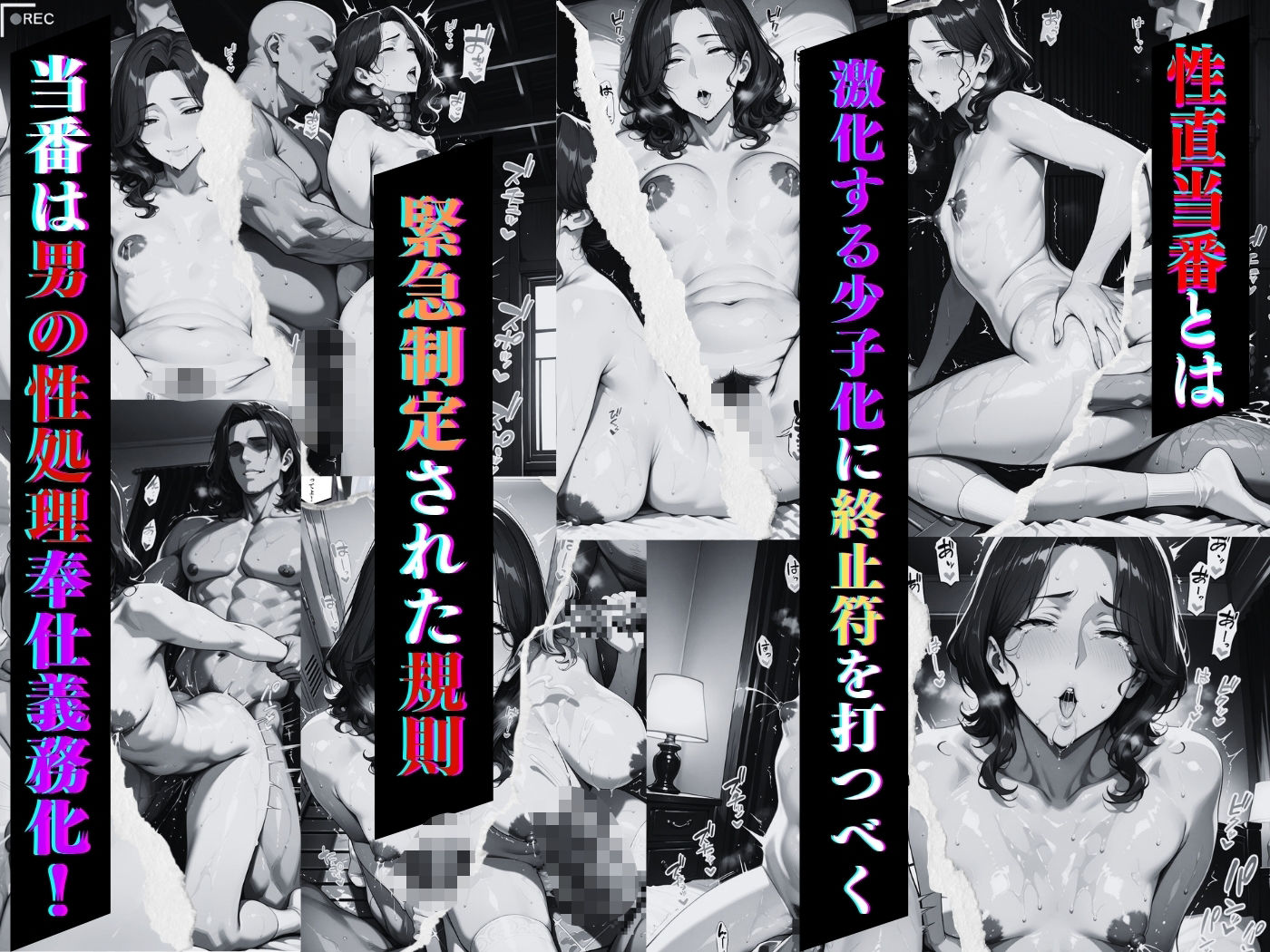 サンプル画像1:今日の性直担当は君達だ〜人妻主婦×貧乳編〜(トッポギ) [d_603883]