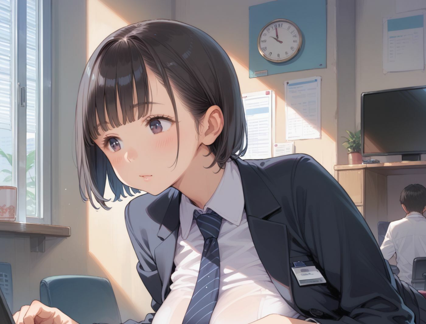 サンプル画像2:ドSな僕と欲情した人妻がオフィスで2人きりになったら(ゆり) [d_603973]