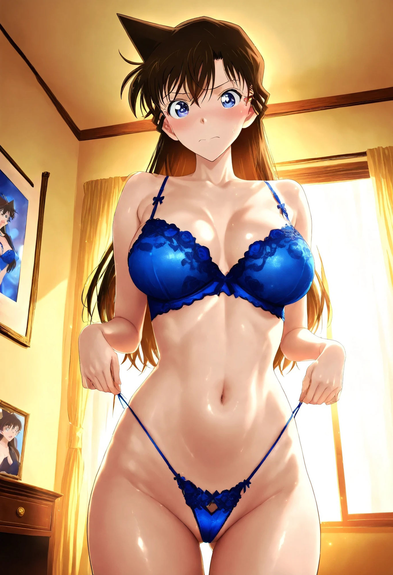 毛〇蘭 シャワーでえっち 画像1