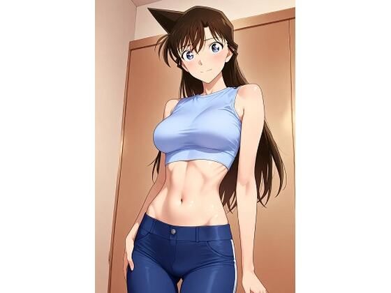 毛〇蘭  スキニーパンツとへそ出し