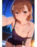 御坂〇琴    キャミや部屋着でえっち