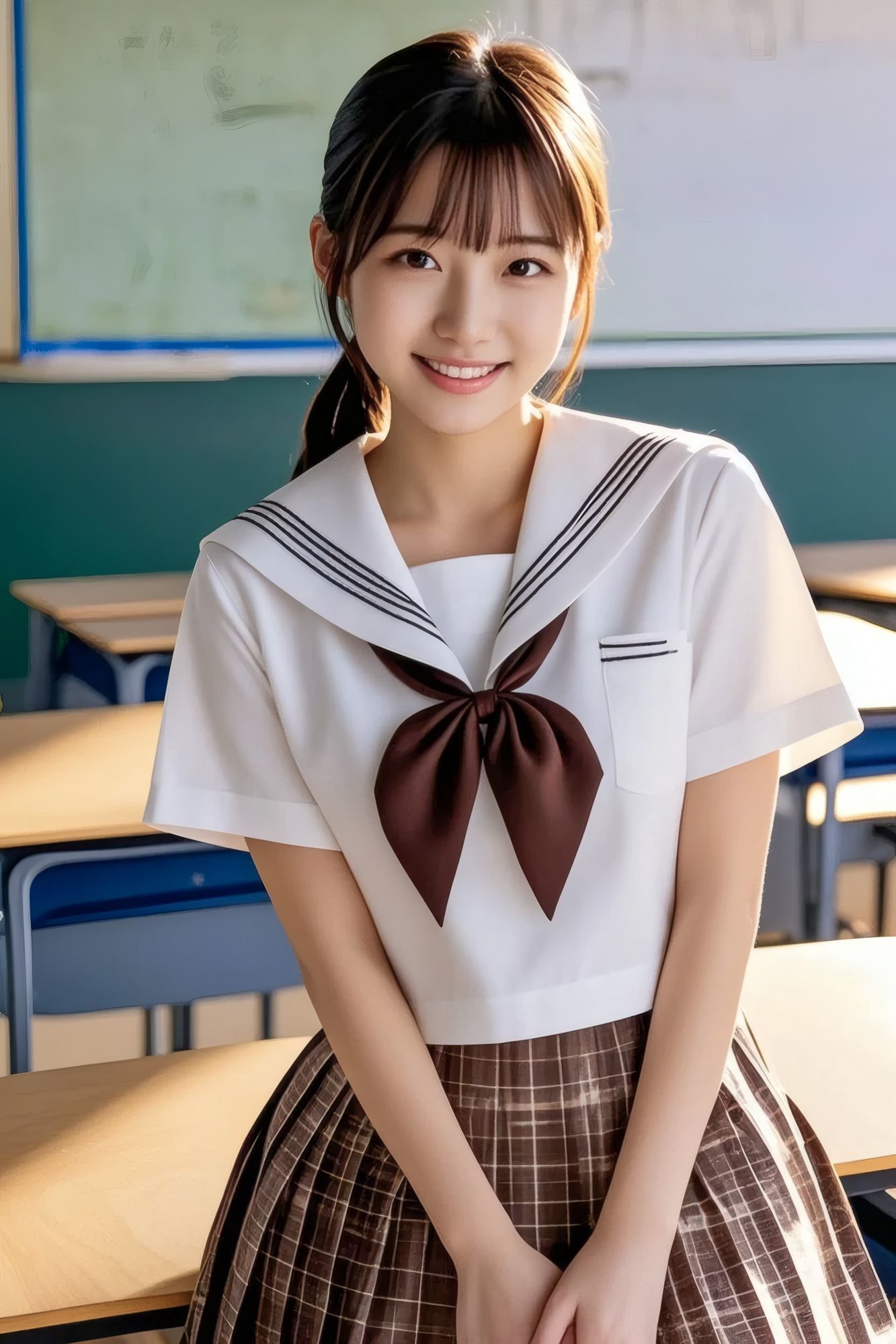 サンプル画像2:生徒会長のヒミツ 〜Secrets of the Student Council President〜(大人の絵本) [d_604094]