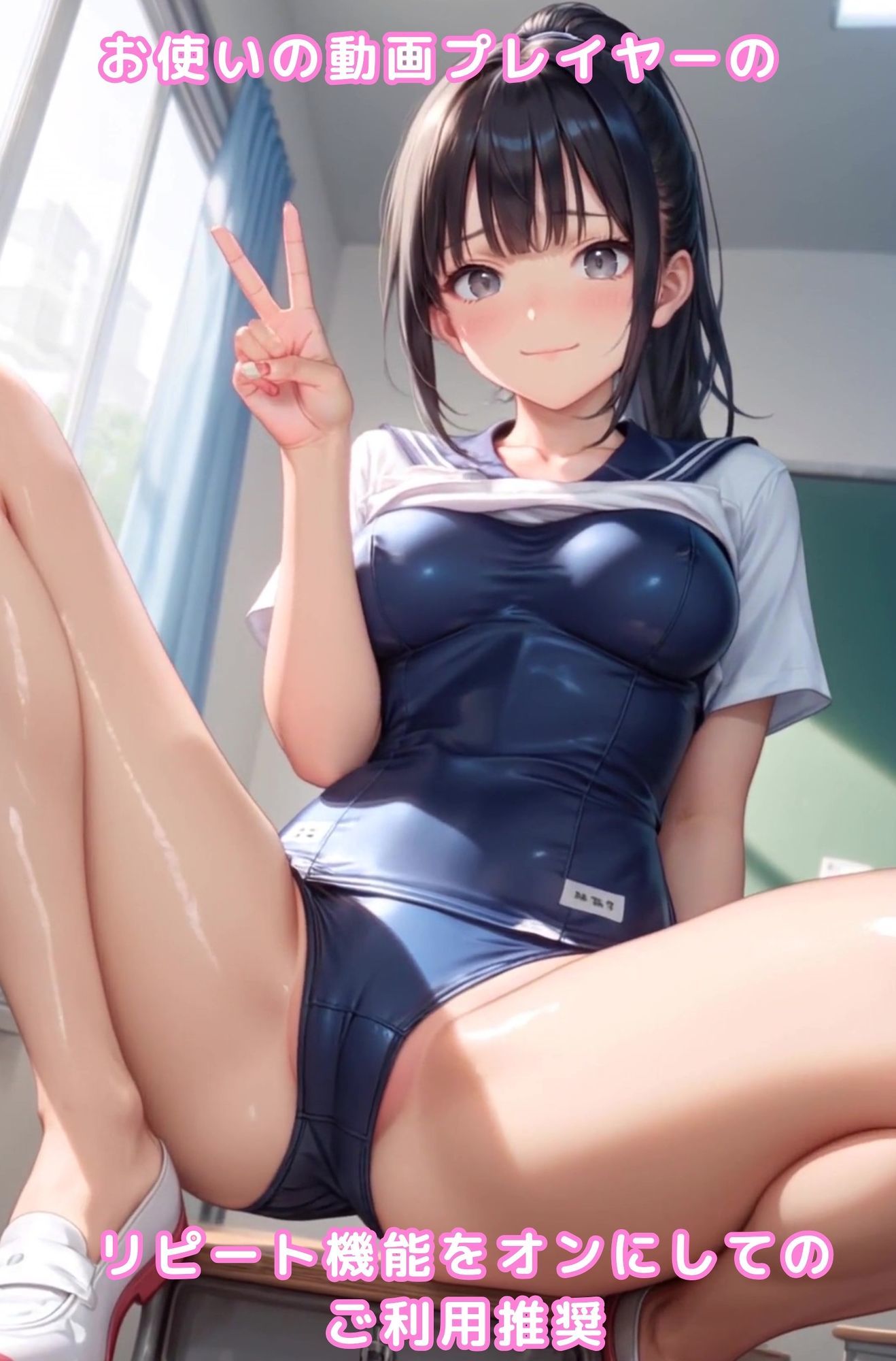 サンプル画像2:グラビア動画 JKアイドル 生田えりさ(AIらぼんぬ) [d_604097]