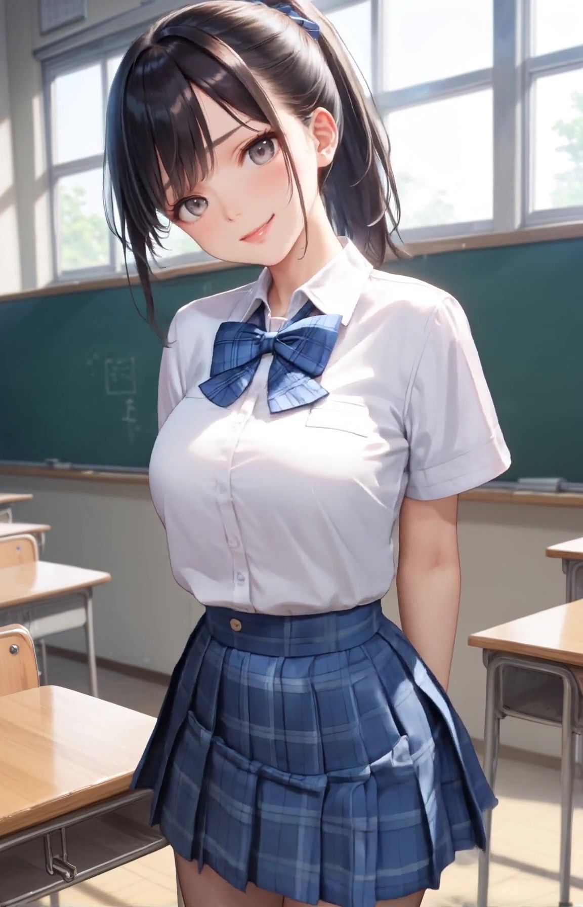 サンプル画像4:グラビア動画 JKアイドル 生田えりさ(AIらぼんぬ) [d_604097]