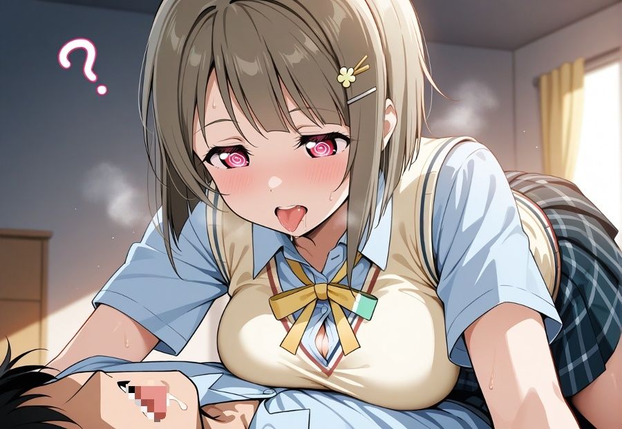 サンプル画像1:簡単催●で中〇かすみが操り人形！？(眠りの扉) [d_604119]