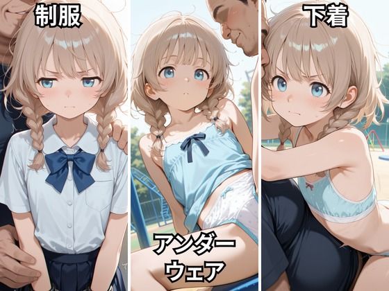 サンプル画像2:帰国子女ロリ少女  近所のきもおじの性処理係(生はむ少女) [d_604177]