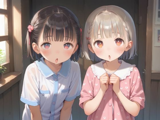 日焼け肌のロリっ子少女たちはオナニー大好き...1