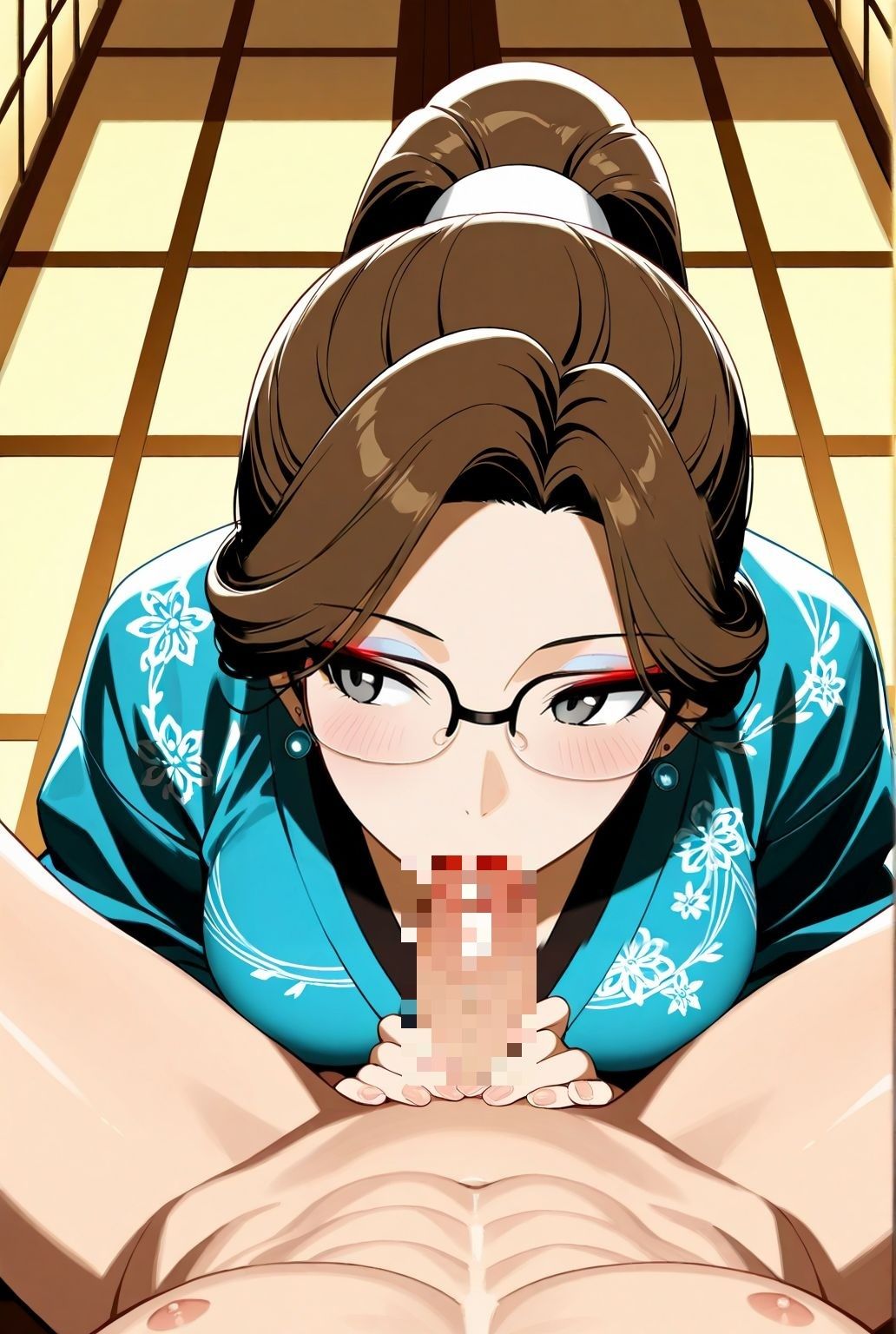 サンプル画像5:旅館女将の禁断の夜〜人妻女将の裏事情(快楽熟女人妻クラブ) [d_604252]