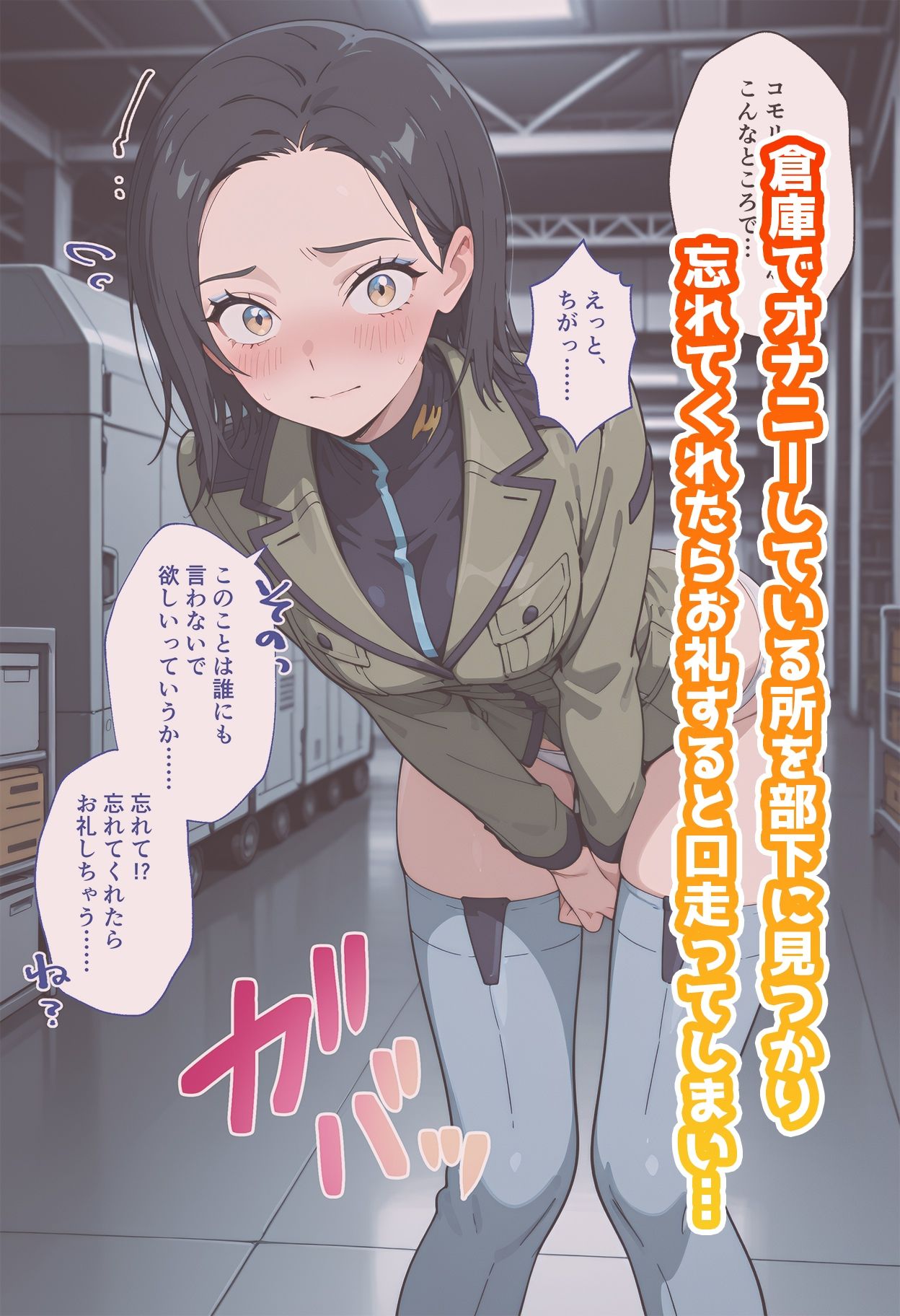 サンプル画像2:コモリ・ハー◯ートのいちばん長い日〜職場オナニーがバレて口止め中出し懇願セックス〜(わたあめ重工) [d_604273]