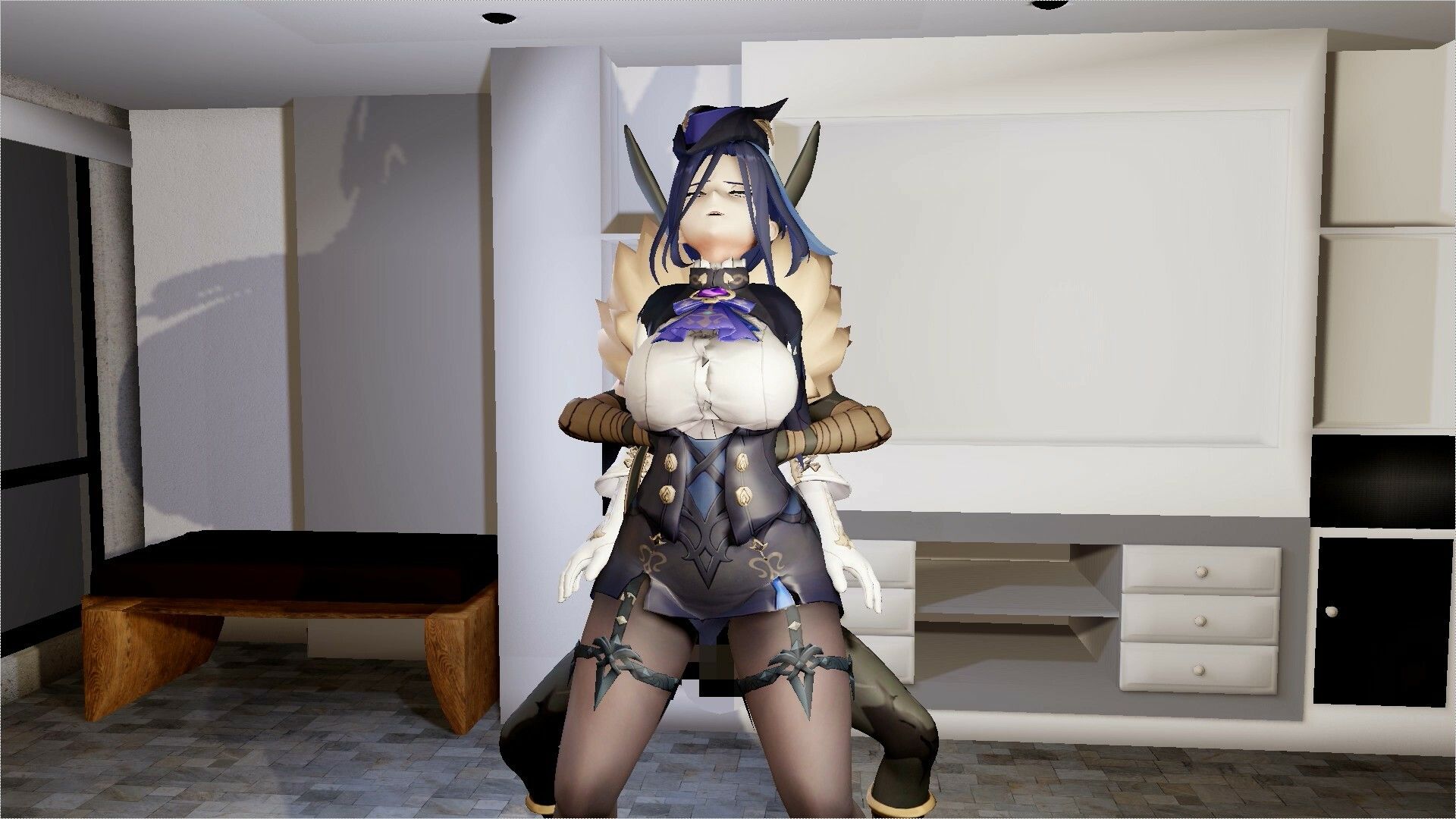 サンプル画像4:【ROMV288】原神クロリンデとヒルチャールの部屋中出しセックス「ンギモヂィィーーー！」(ローズ志向) [d_604280]