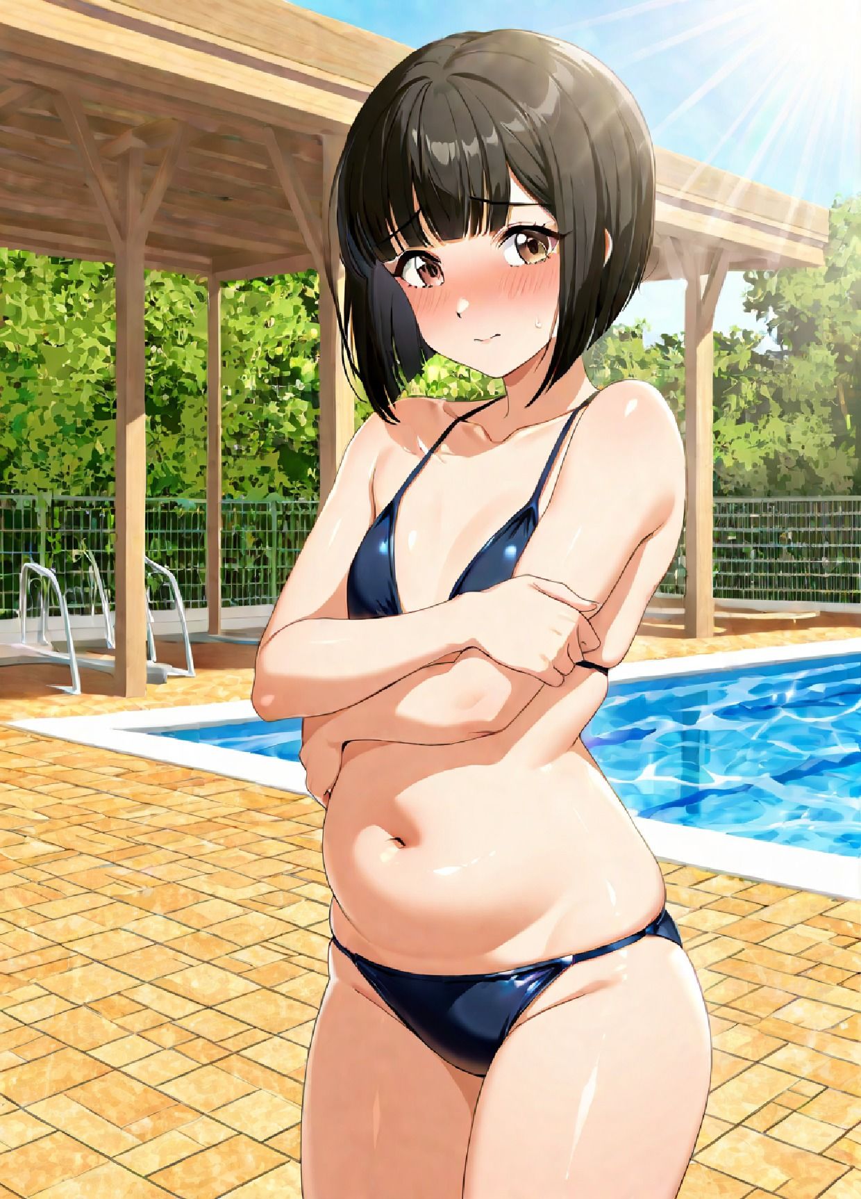 サンプル画像1:ぽっちゃり女子のグラビア1(TWB) [d_604301]