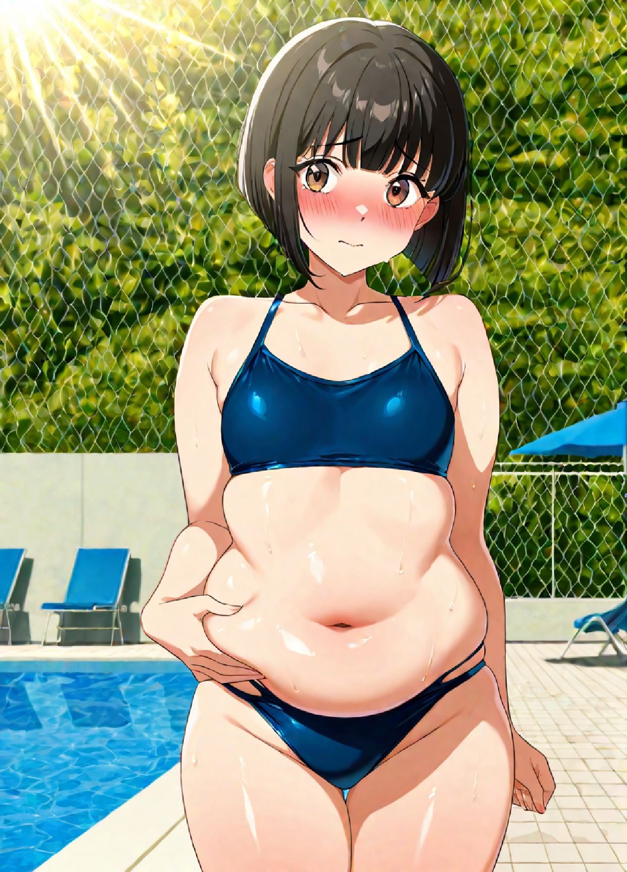 サンプル画像2:ぽっちゃり女子のグラビア1(TWB) [d_604301]