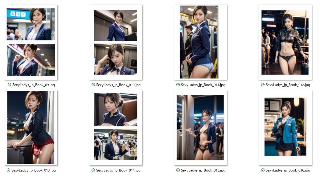 Sexy Ladies - エロス航空スペシャル便 裸の美人CAたち(キャビンアテンダント編) 画像3