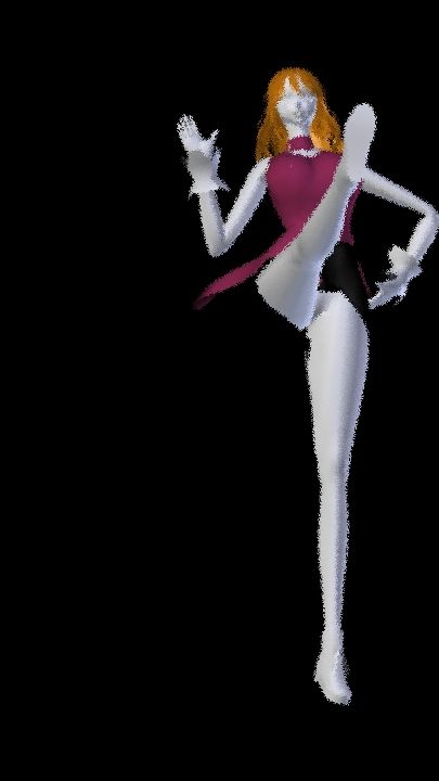 サンプル画像2:パンチラキック3D(柳原平和) [d_604348]