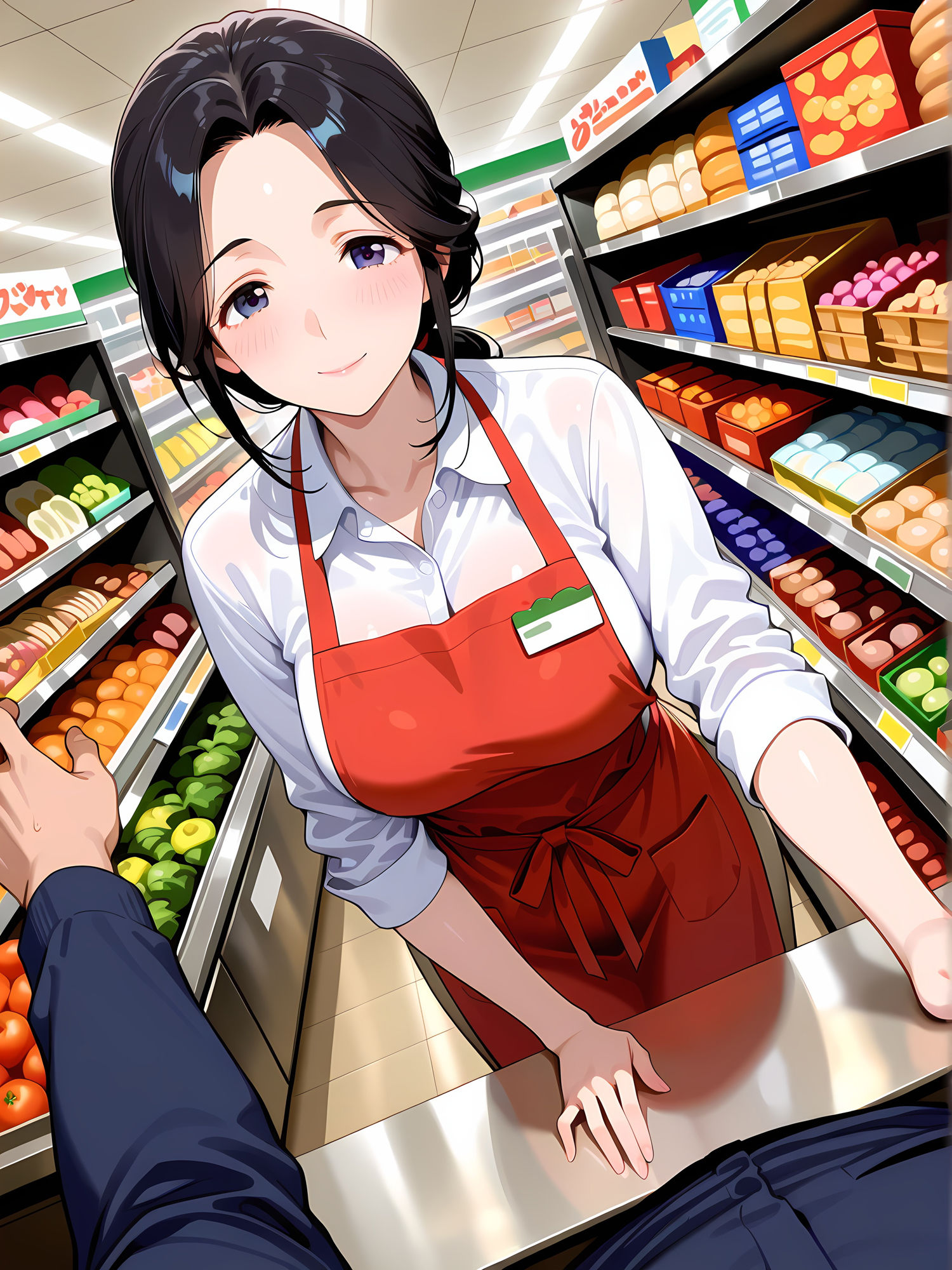 スーパー店員のお姉さんとイチャイチャ21