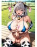 リアルじゃ出せないエロさ！！牛柄ビキニ！！ふたなりアニメイラストCG集 NO.3【兜合わせ・フェラ ぶっかけ グループ・母乳・夢精 寝起き・足こき・双頭ディルド  レズ・逆アナル・セルフ顔射、フェラ、パイズリ・オナホ  オナニー】179枚