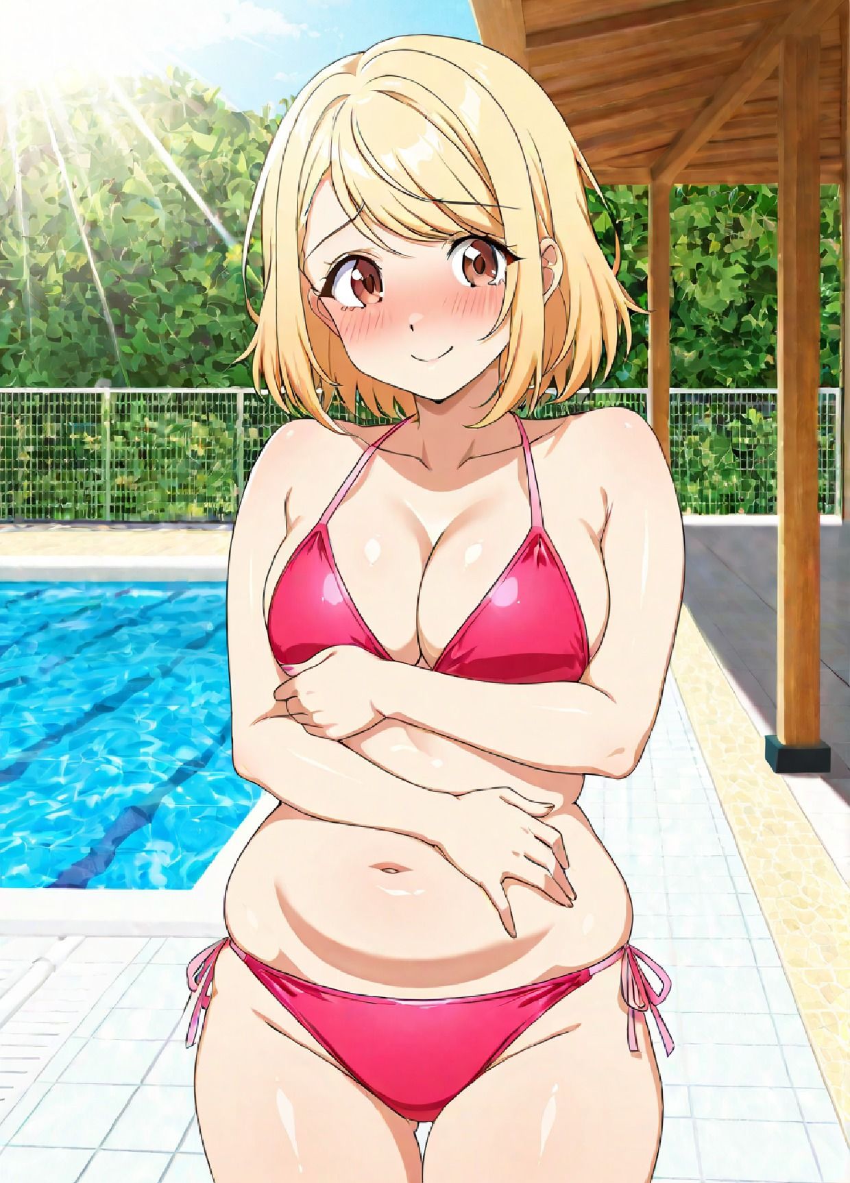 サンプル画像3:ぽっちゃり女子のグラビア2(TWB) [d_604393]