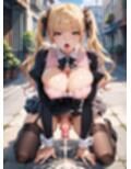 リアルじゃ出せないエロさ！！地雷系ツインテール！！ふたなりアニメイラストCG集 NO.4【オナニー射精・スカート抑え・セルフフェラ】158枚