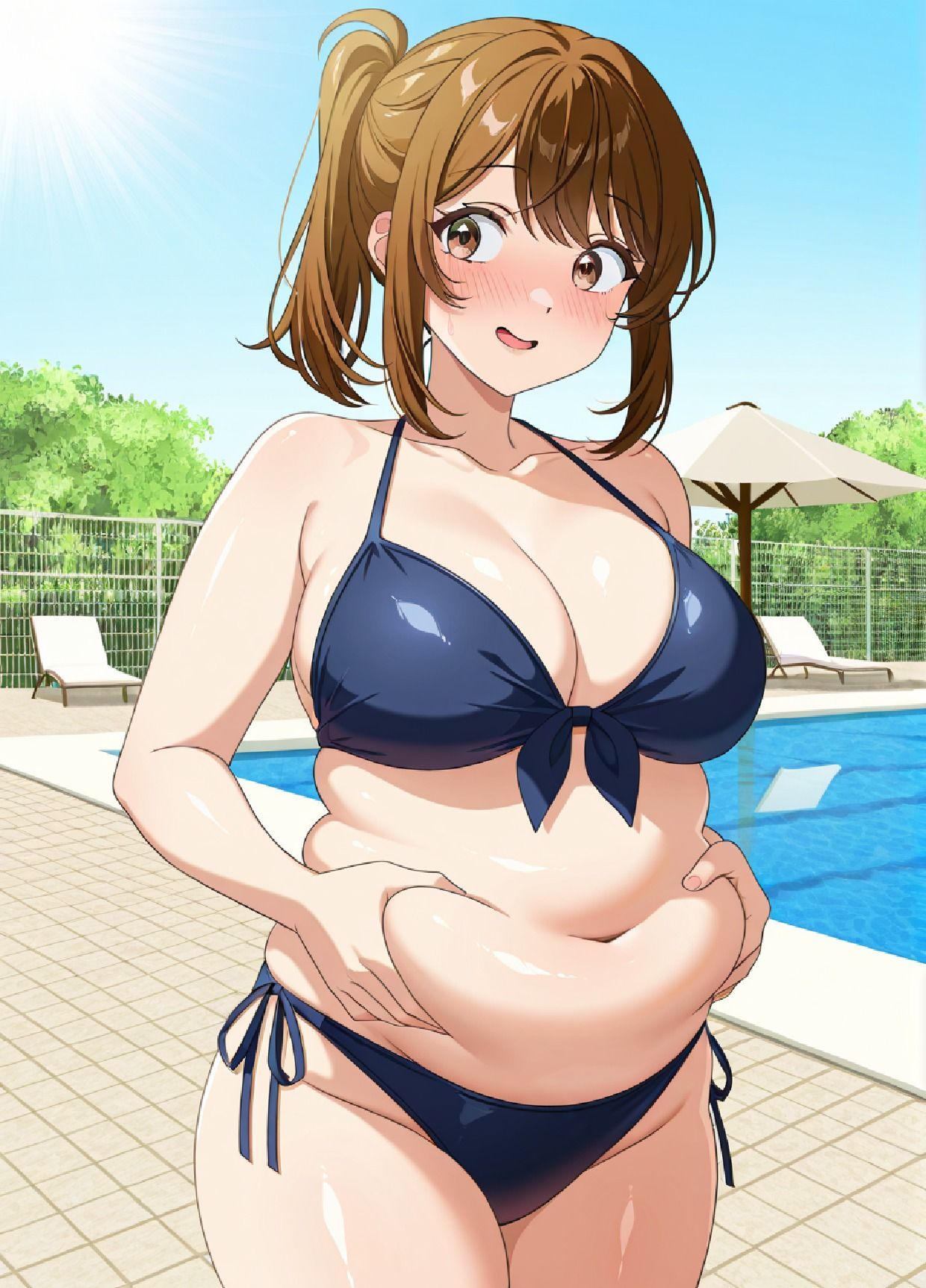 ぽっちゃり女子のグラビア3 画像9