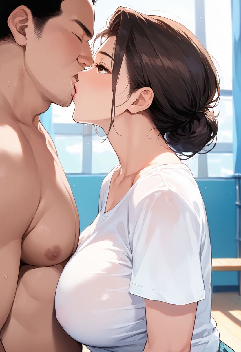 サンプル画像1:人妻教師が放課後の教室で背徳種付け(ふわとろ夢工房) [d_604499]