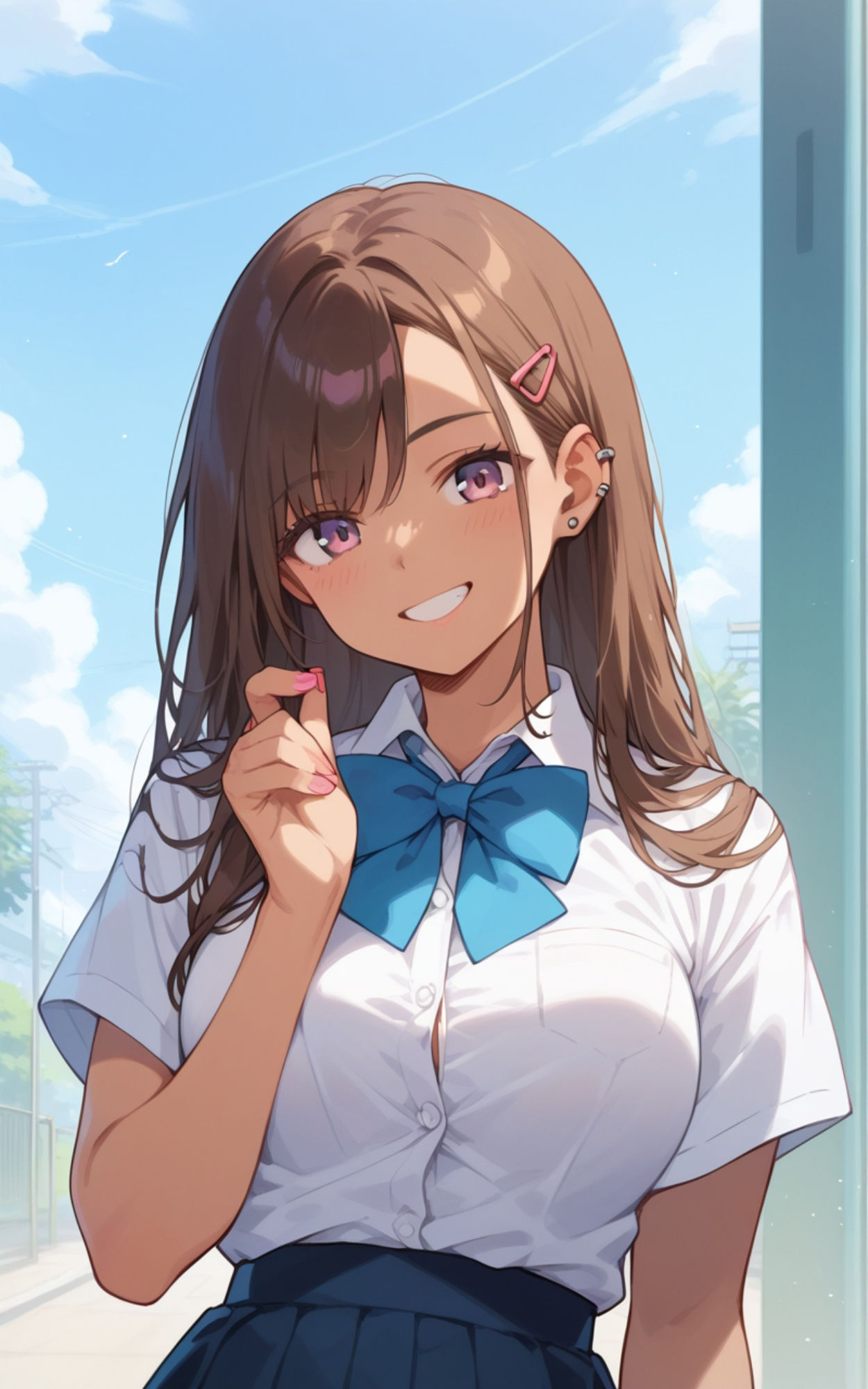 サンプル画像5:性育学院  NO.17  黒ギャルブルマ(マンゴージュース) [d_604541]