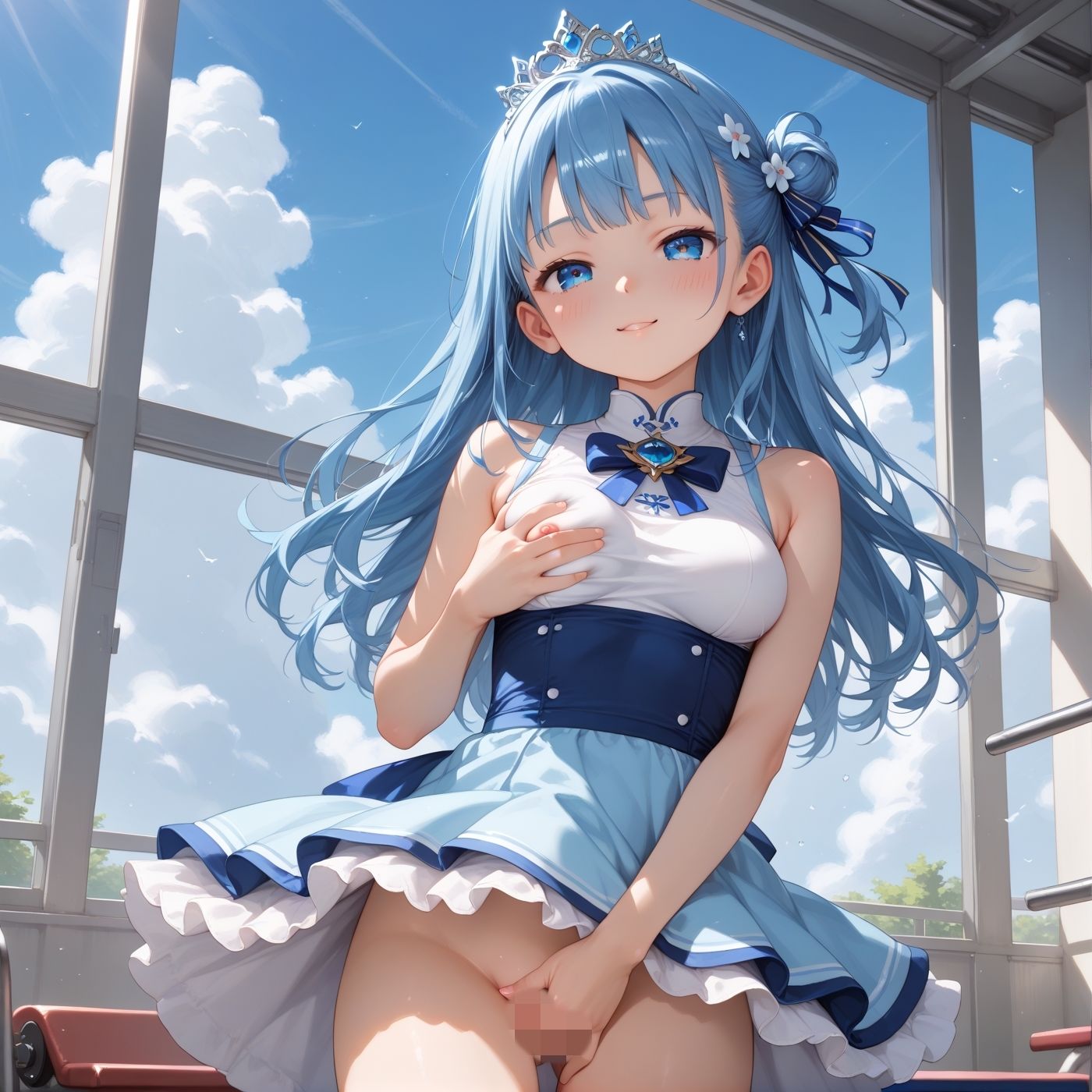 サンプル画像2:学園性活！ハメを外しまくる文化祭【お姫様編2の厳選CG158枚収録】(アオとハル) [d_604563]