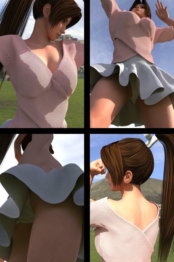 【TD100】元祖セクシー女性格闘家『不知火舞(しらぬいまい)』の写真集SexyNinja-52 画像1
