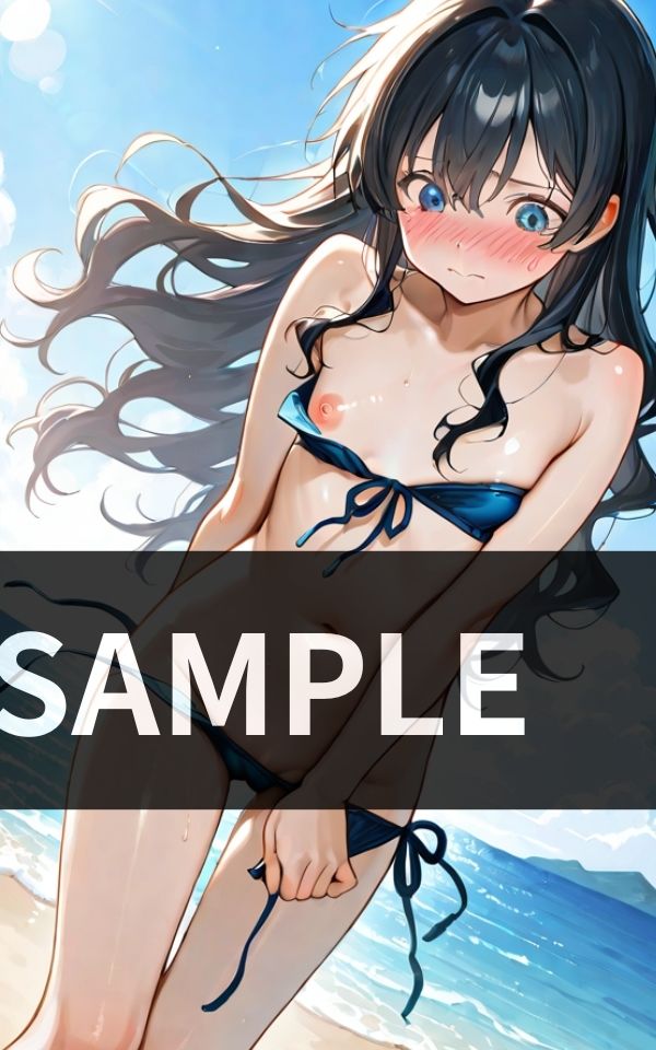 サンプル画像1:お嬢様と僕の、誰にも言えない ビーチタイム(渦夢舎) [d_604640]