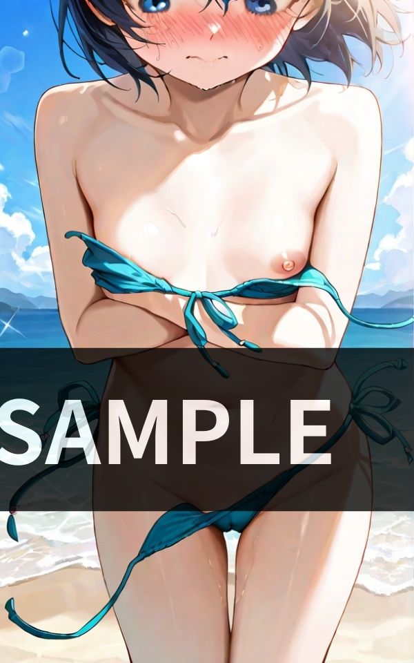 サンプル画像4:お嬢様と僕の、誰にも言えない ビーチタイム(渦夢舎) [d_604640]