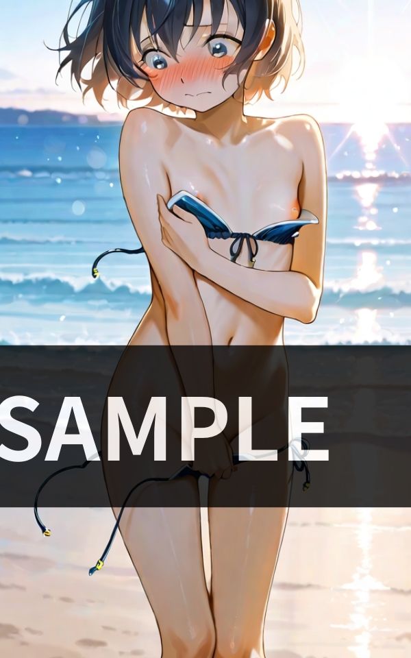 サンプル画像5:お嬢様と僕の、誰にも言えない ビーチタイム(渦夢舎) [d_604640]