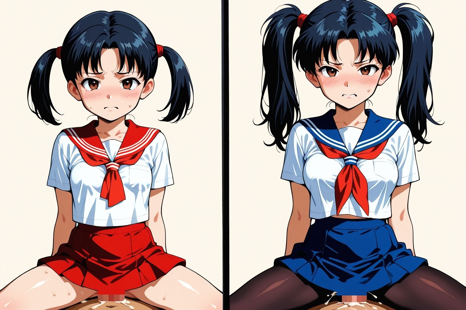校則がノーパン黒パンストの学園どぉ?逆痴●処女 先に出させる最強少女 画像7