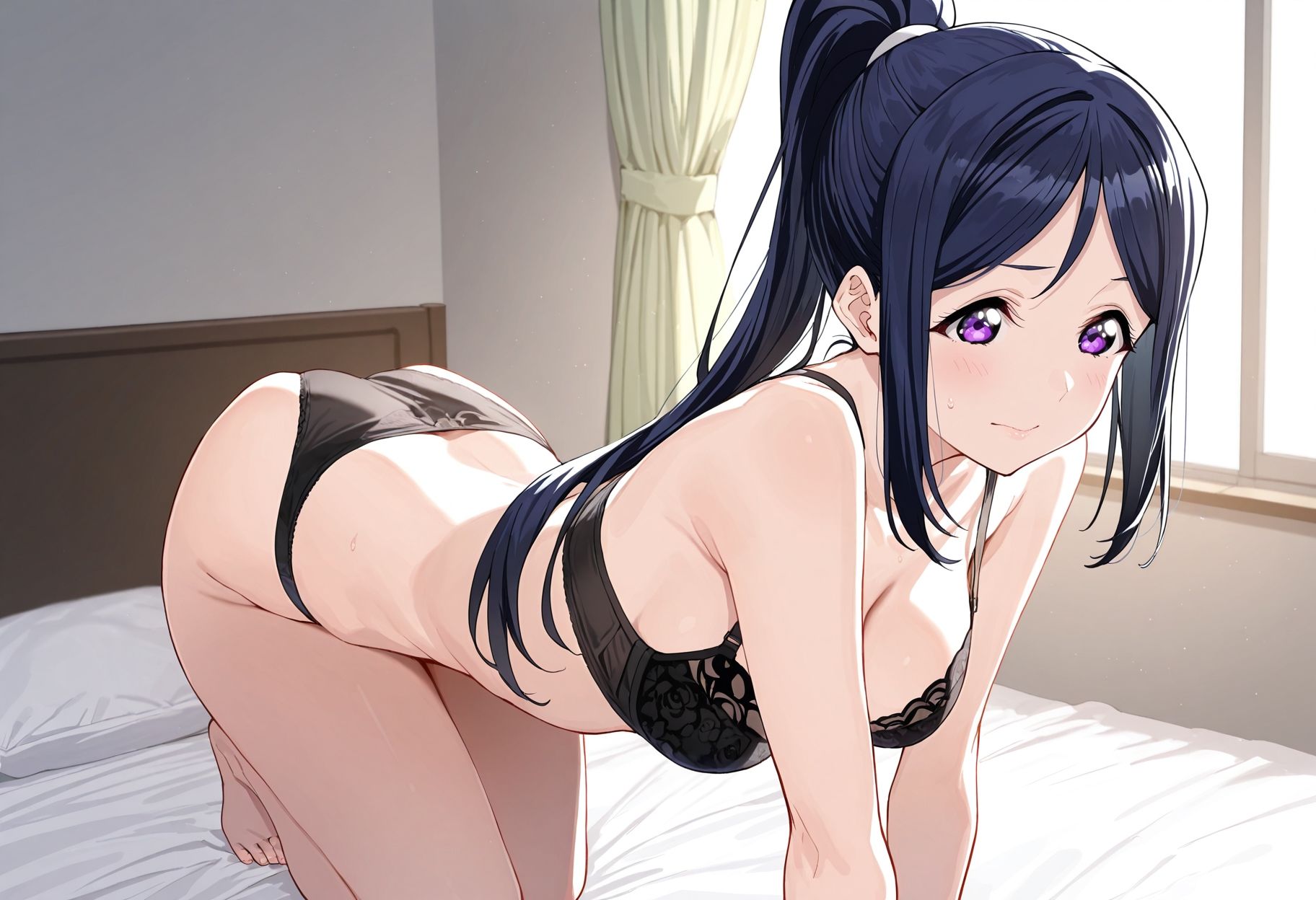 サンプル画像2:ラブライ◯！ 松◯果南 エロCG集(かみのみゃ) [d_604652]