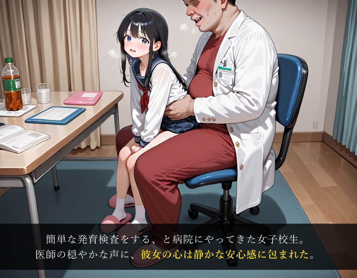 催●触診 変態医の過敏検査〜女子校生は堕ちていく〜 サンプル画像 2