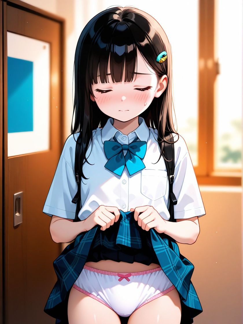 まだ綿パンツのくせにパンチラで誘惑してくる妹に生ハメした話 サンプル画像 2