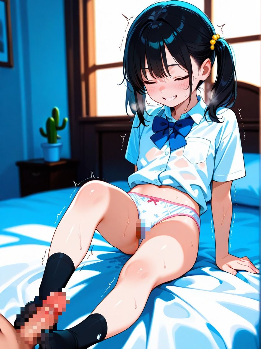 まだ綿パンツのくせにパンチラで誘惑してくる妹に生ハメした話 サンプル画像 7