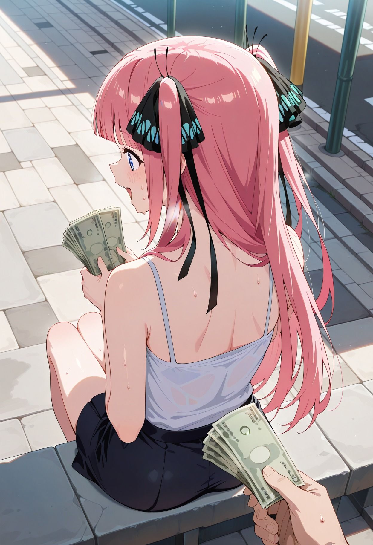 サンプル画像1:五つ子P活女子中野家の次女のsex集(ぽんぽんたぬきち) [d_604749]