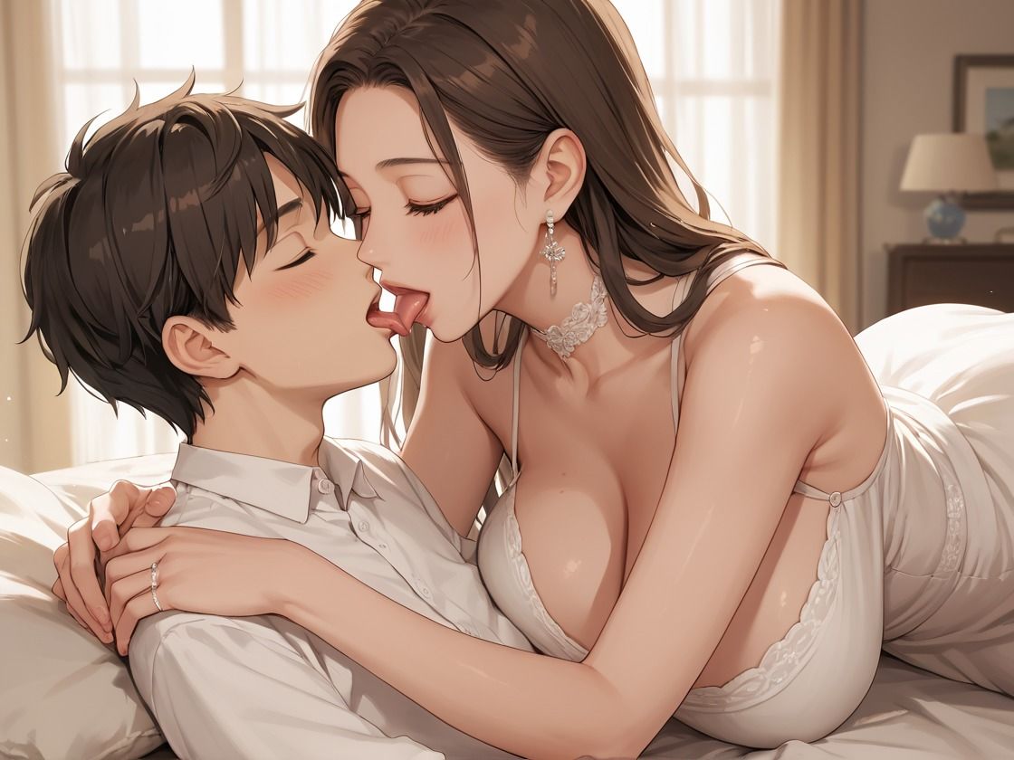 勉強合宿で爆乳女教師が男子生徒を寝取る話 画像3