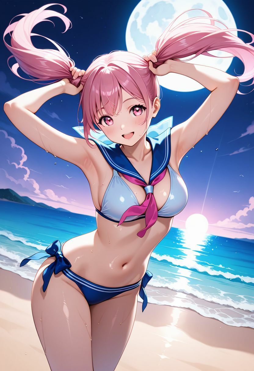 サンプル画像1:『ファンとアイドルは、恋しちゃダメですか？ ―波打ち際で、全部ほどける夜―』(ぴぴ倶楽部) [d_604814]