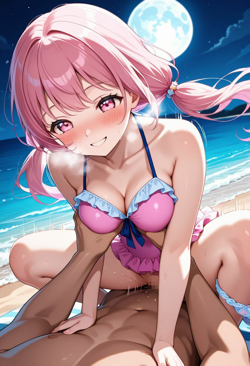 サンプル画像5:『ファンとアイドルは、恋しちゃダメですか？ ―波打ち際で、全部ほどける夜―』(ぴぴ倶楽部) [d_604814]